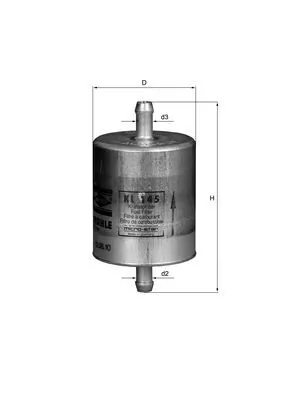 Топливный фильтр KL145 Mahle Original