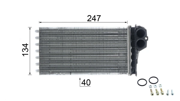 AH88000P Mahle Original Радиатор отопителя салона