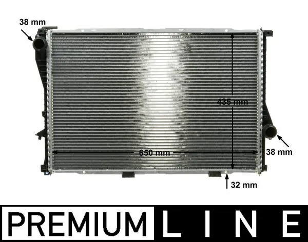 CR295000P Mahle Original Радиатор основной