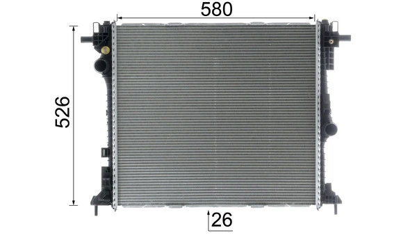 CR2599000P Mahle Original Радиатор основной