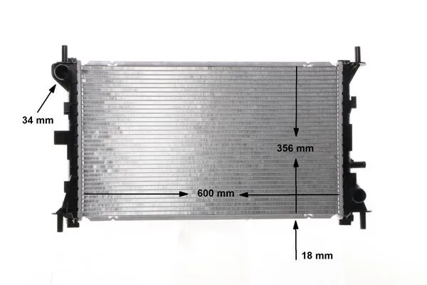 CR627000S Mahle Original Радиатор основной