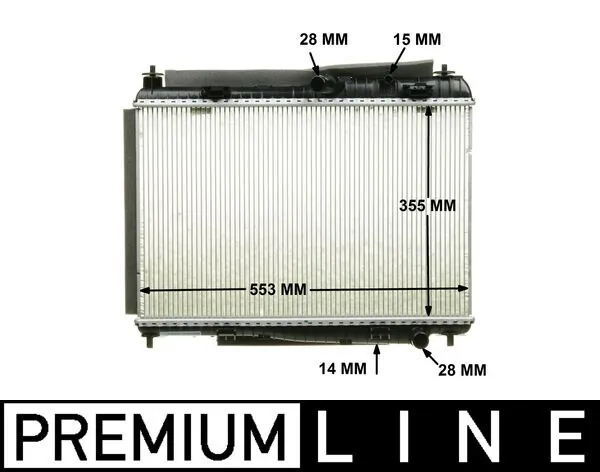 CR1135000P Mahle Original Радиатор основной