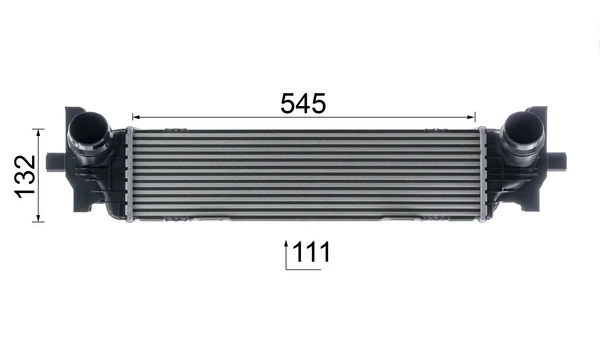 Радиатор интеркуллера Mahle Original CI626000P