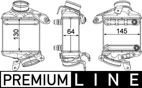 CI186000P Mahle Original Охладитель наддувочного воздуха