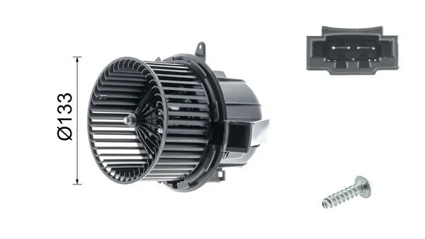 Вентилятор печки AB123000P Mahle Original