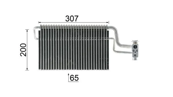 AE146000P Mahle Original Радиатор отопителя салона