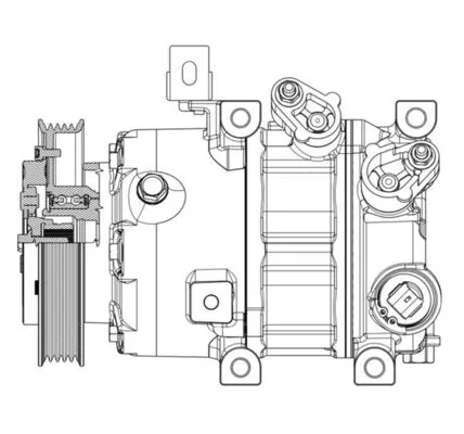 Компрессор системы кондиционирования Mahle Original ACP638000P цена, от 187.33 USD
