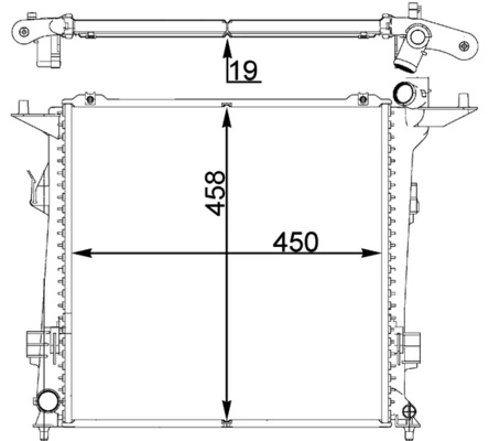 Купить 253101H810 Hyundai/Kia Радиатор водяной