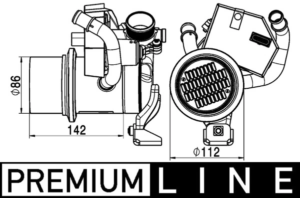 CE5000P Mahle Original Радиатор системы EGR