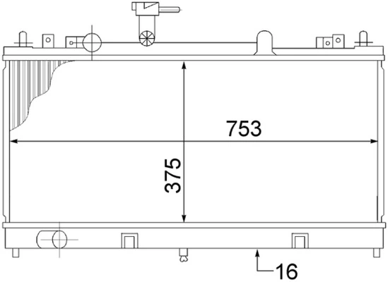 Радиатор CR1475000S Mahle Original