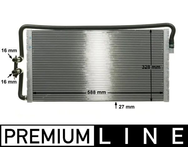CR1044000P Mahle Original Радиатор охлаждения, дополнительный