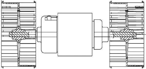 AB87000P Mahle Original Электромотор печки