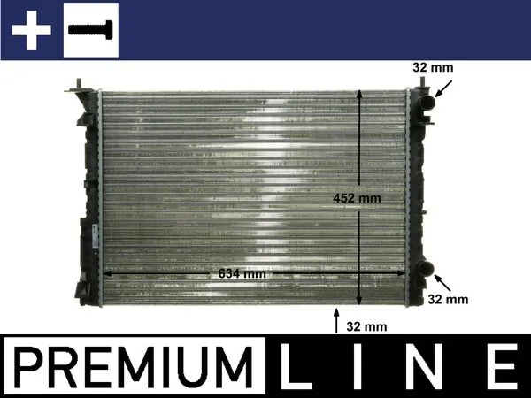 CR311000P Mahle Original Радиатор основной