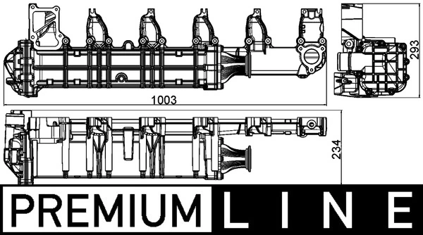 CE13000P Mahle Original Радиатор системы EGR