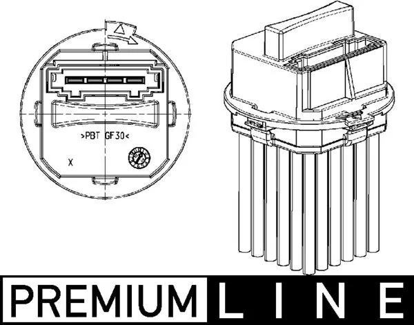 ABR21000P Mahle Original Реле печки
