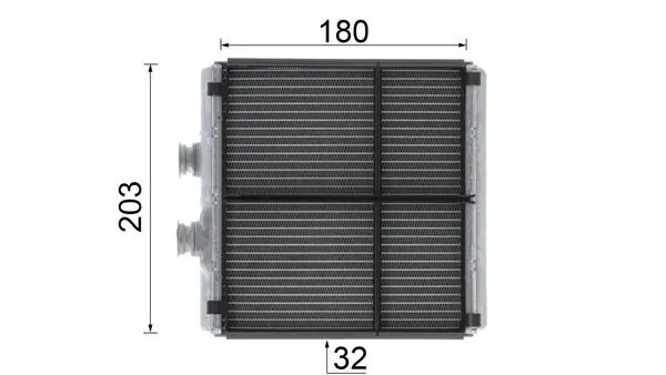 Радиатор отопителя Mahle Original AH183000P