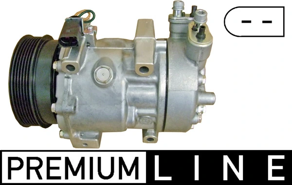 Компрессор кондиционера SD7V161282 Sanden