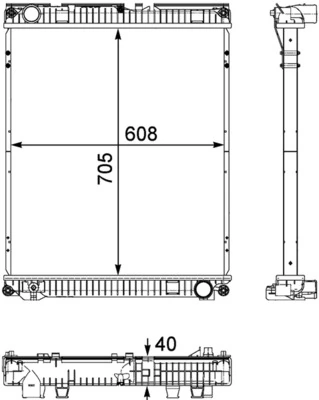 81061016493 MAN Радиатор основной