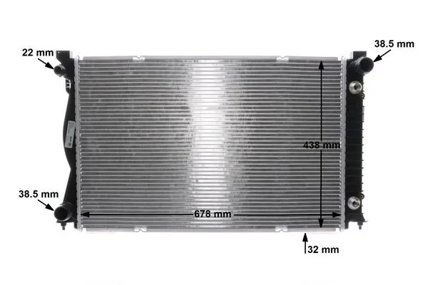 Радиатор охлаждения двигателя Mahle Original CR842000S цена, от 162.64 USD