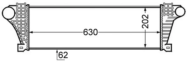 Radiador de intercooler Iveco Daily