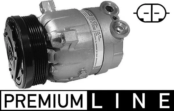 Компрессор системы кондиционирования Mahle Original ACP672000P цена, от 184.05 USD