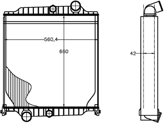 Радиатор R13862 Sato Tech