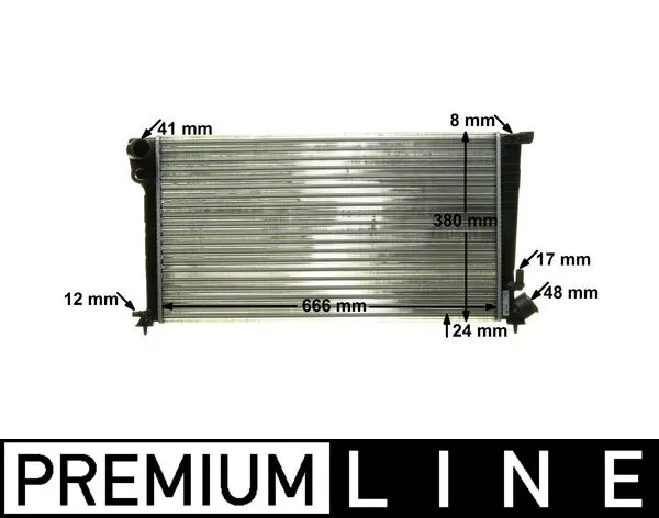 CR433000P Mahle Original Радиатор основной