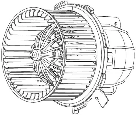 AB114000P Mahle Original Электромотор печки