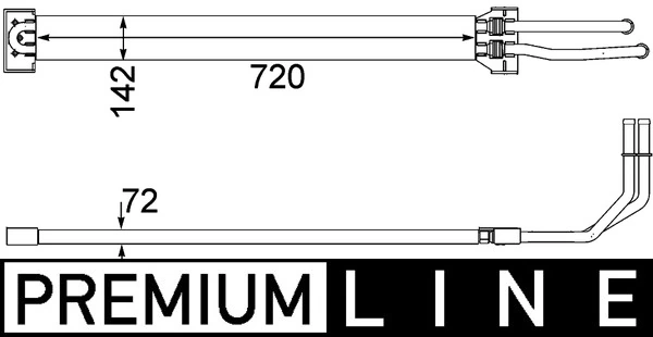 CLC109000P Mahle Original Радиатор гидроусилителя