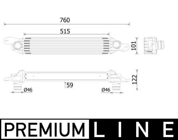 Купить 13299920 Peugeot/Citroen Интеркулер