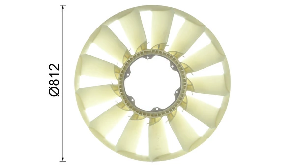 Купить CFW55000P Mahle Original Крыльчатка радиатора охлаждения
