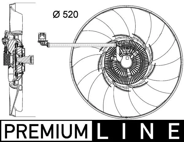 CFF474000P Mahle Original Вентилятор радиатора