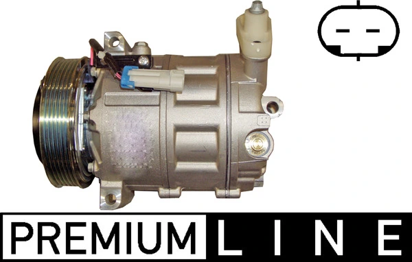 Компрессор кондиционера ACP1288000P Mahle Original