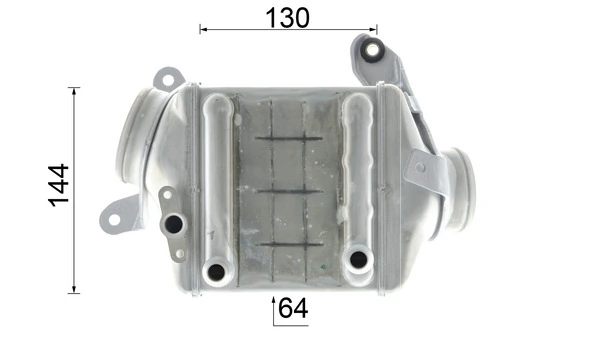 CI186000P Mahle Original Охладитель наддувочного воздуха