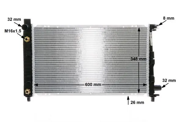 CR324000S Mahle Original Радиатор основной