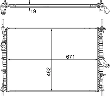 Радиатор CR1370000S Mahle Original