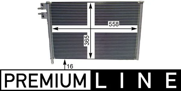 Радиатор кондиционера AC298000P Mahle Original
