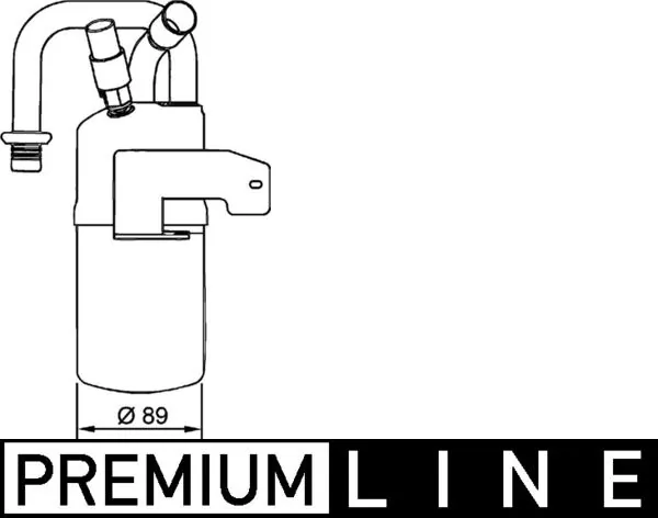AD274000P Mahle Original Ресивер-осушитель кондиционера