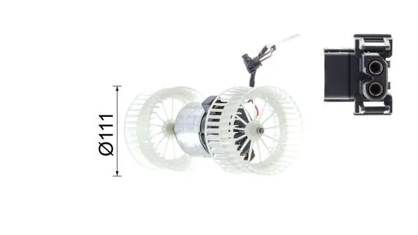 AB152000P Mahle Original Электромотор печки