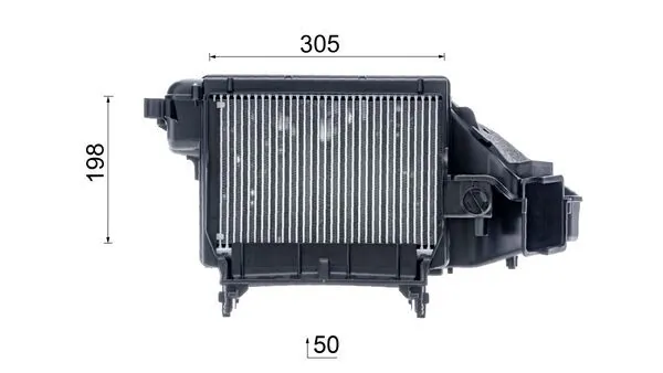 Охладитель воздуха Mahle Original AE205000P