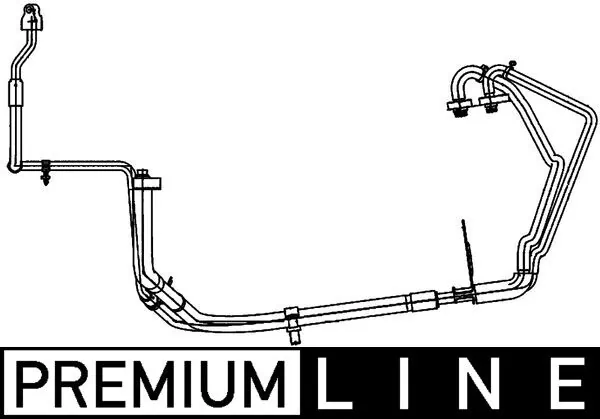 AP109000P Mahle Original Шланг кондиционера, от осушителя к компрессору