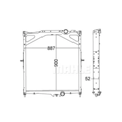 Радиатор CR1556000P Mahle Original