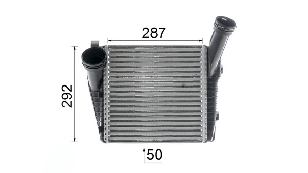 CI142000P Mahle Original Охладитель наддувочного воздуха