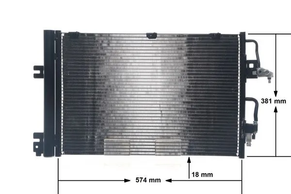 Радиатор охлаждения кондиционера Mahle Original AC377001S