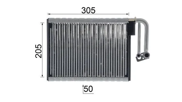 AE88000P Mahle Original Радиатор отопителя салона