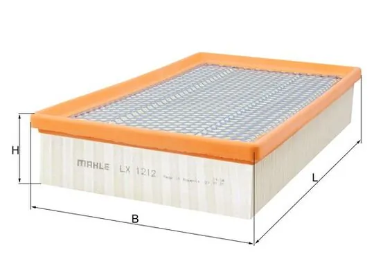 Элемент воздушного фильтра Mahle Original LX1212 цена, от 24.24 USD