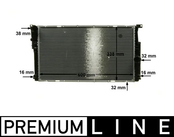 CR1909000P Mahle Original Радиатор основной