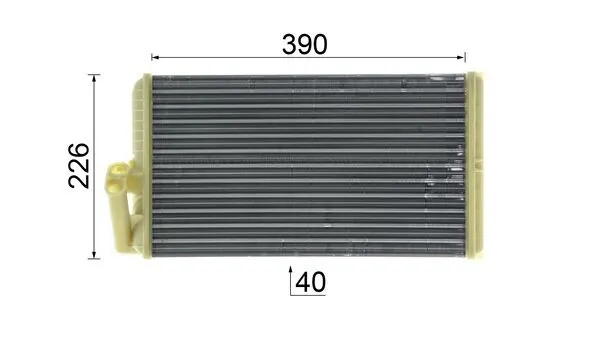 AH129000P Mahle Original Радиатор отопителя салона