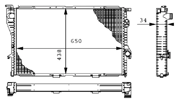 Радиатор CR242000S Mahle Original