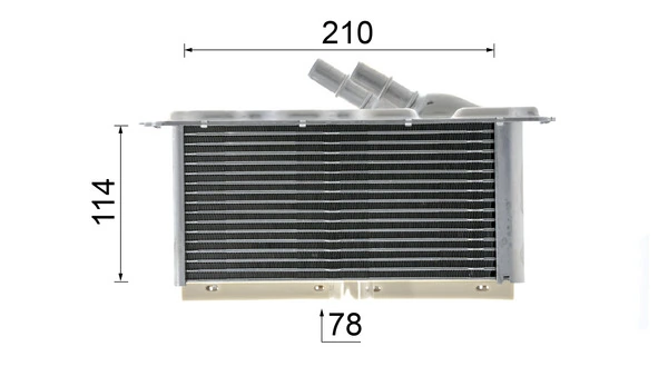 Интеркулер CI403000P Mahle Original